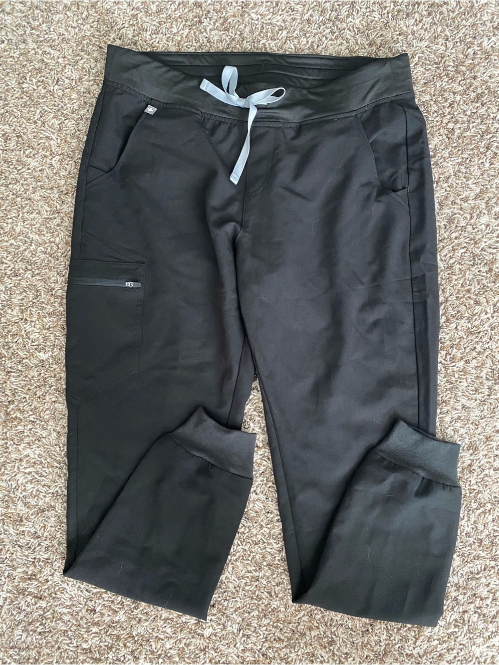 FIGS regular Zamora joggers large tall black